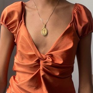 Brown top 🤎 (never worn)